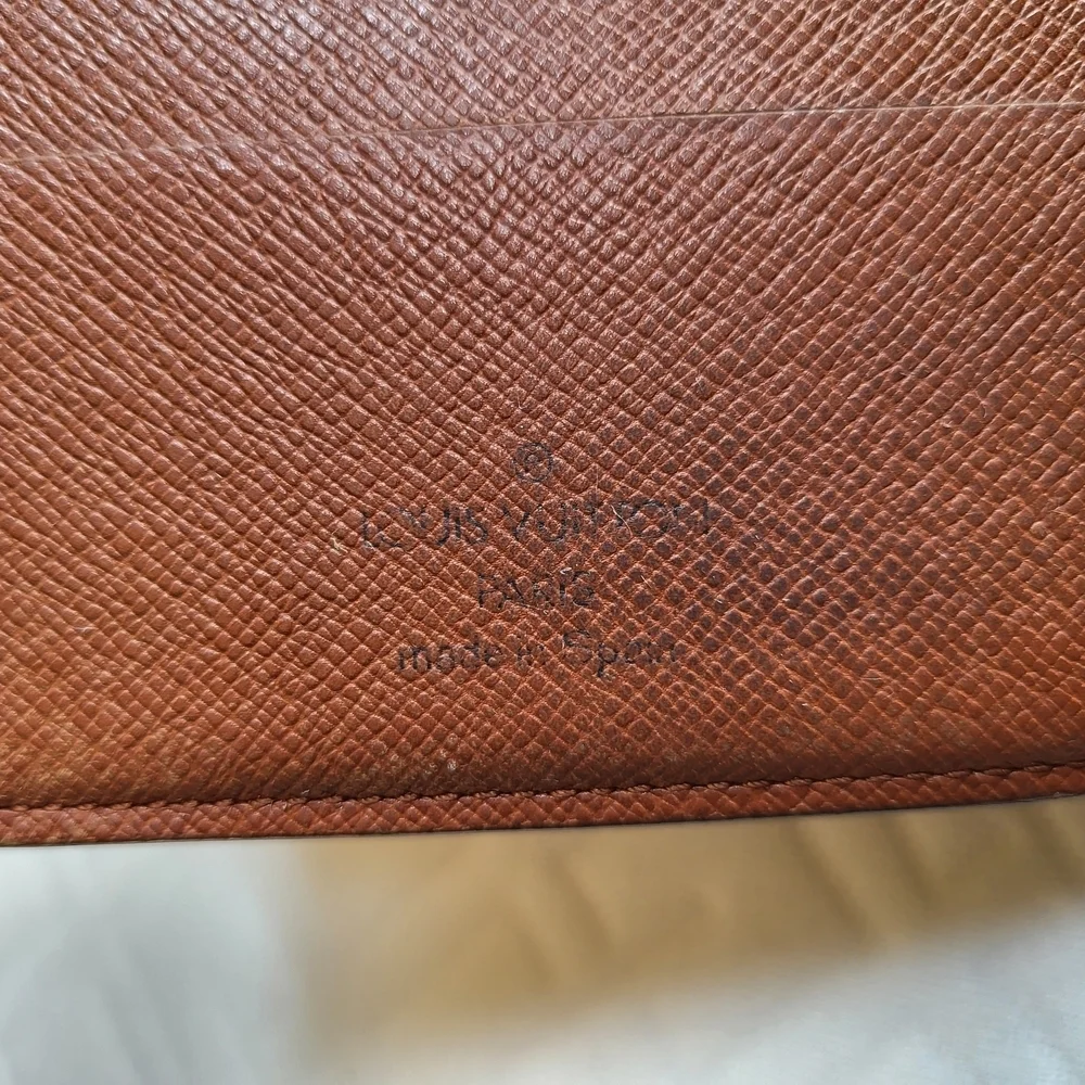 LOUiS Vuitton Bifold Wallet Monogran Porte Bier Cult Credit Monet